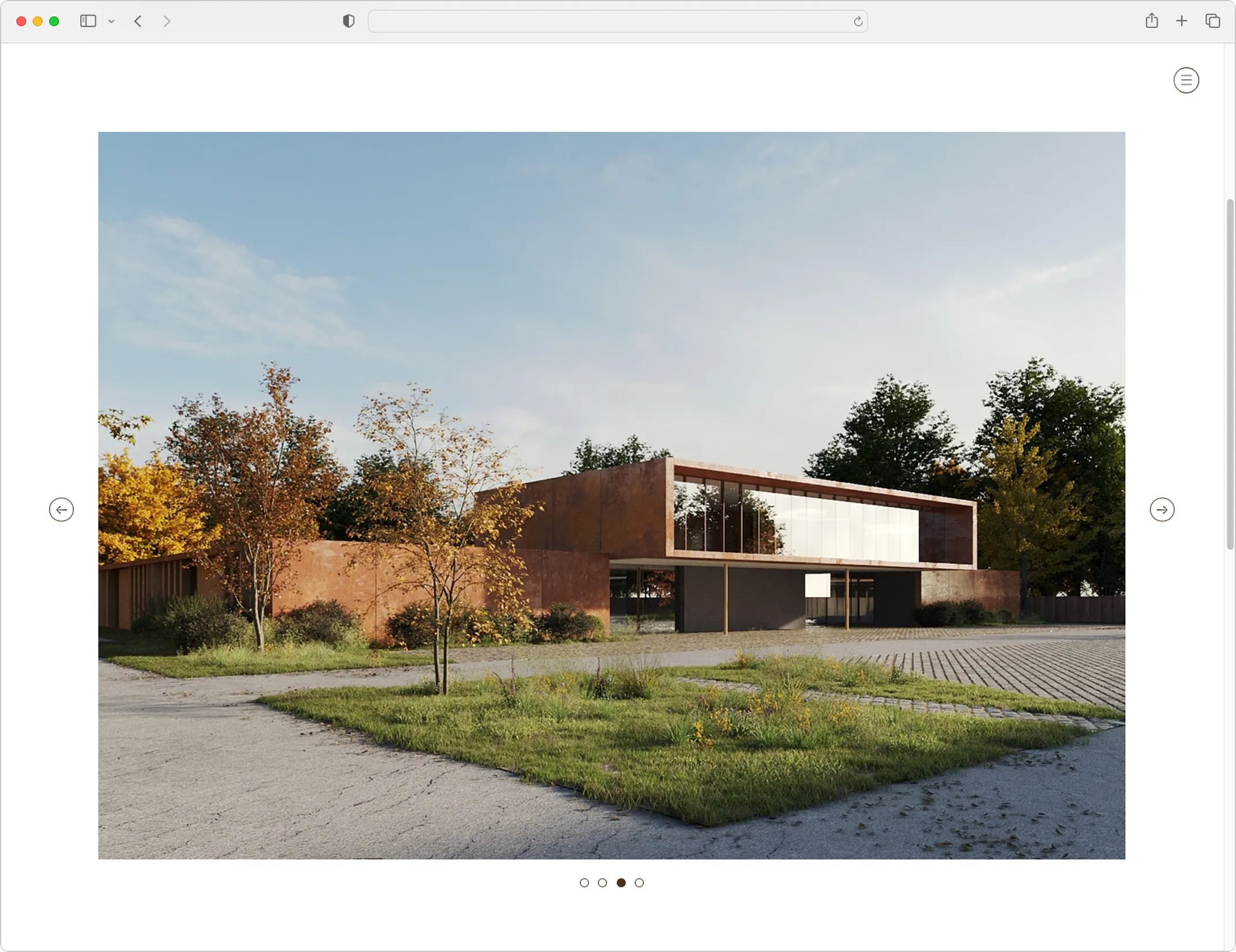 Galerie photographique d'un projet architectural sur le site Asaka Architectes — webdesign immersif pour agence d'architecture, graphiste freelance Occitanie
