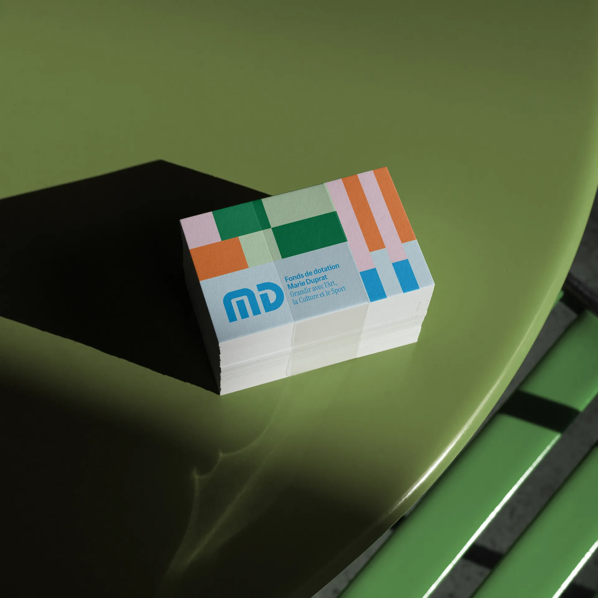 Identité visuelle (hors logo) et site internet pour le Fonds de dotation Marie Duprat