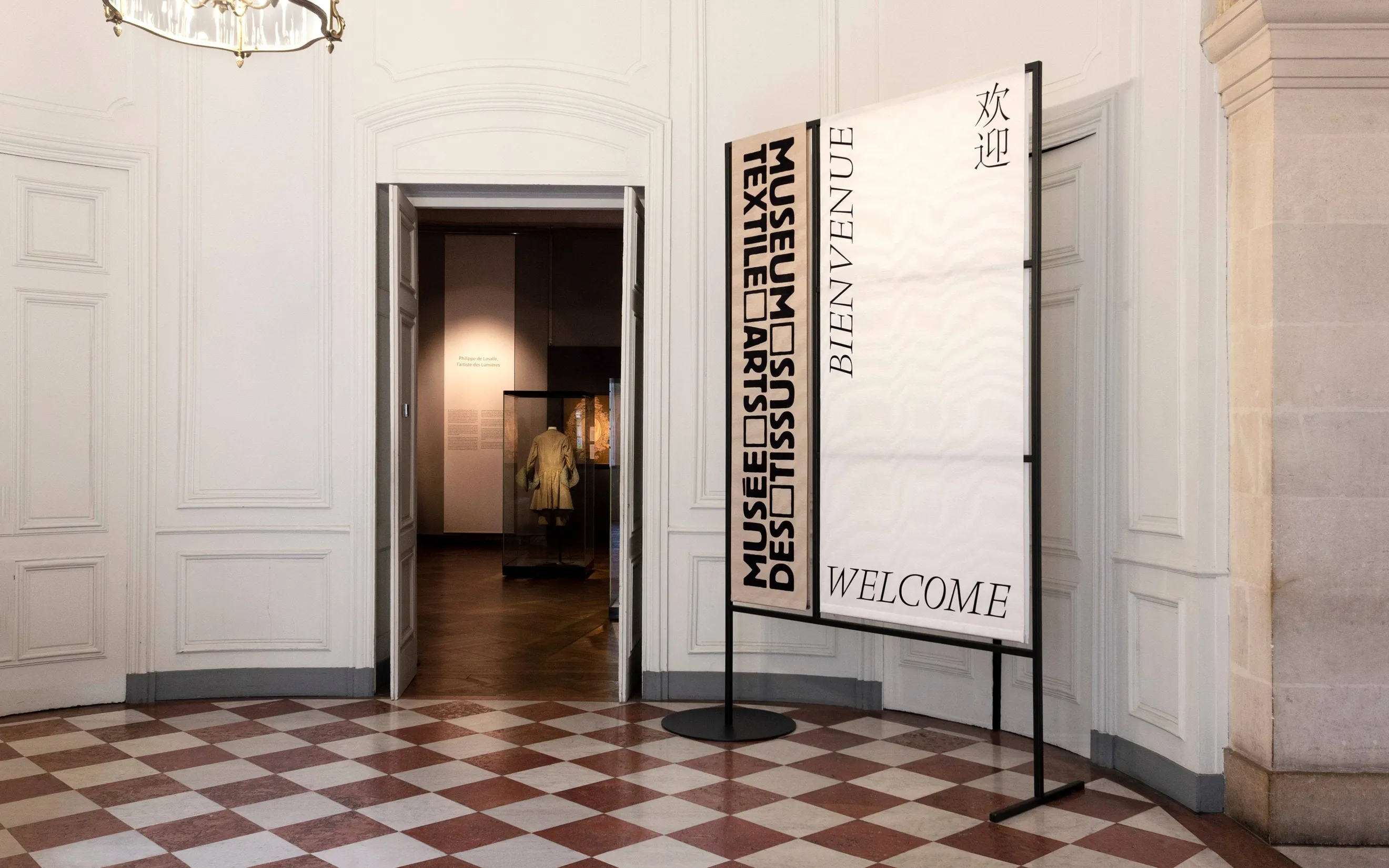 Signalétique du musée des Tissus