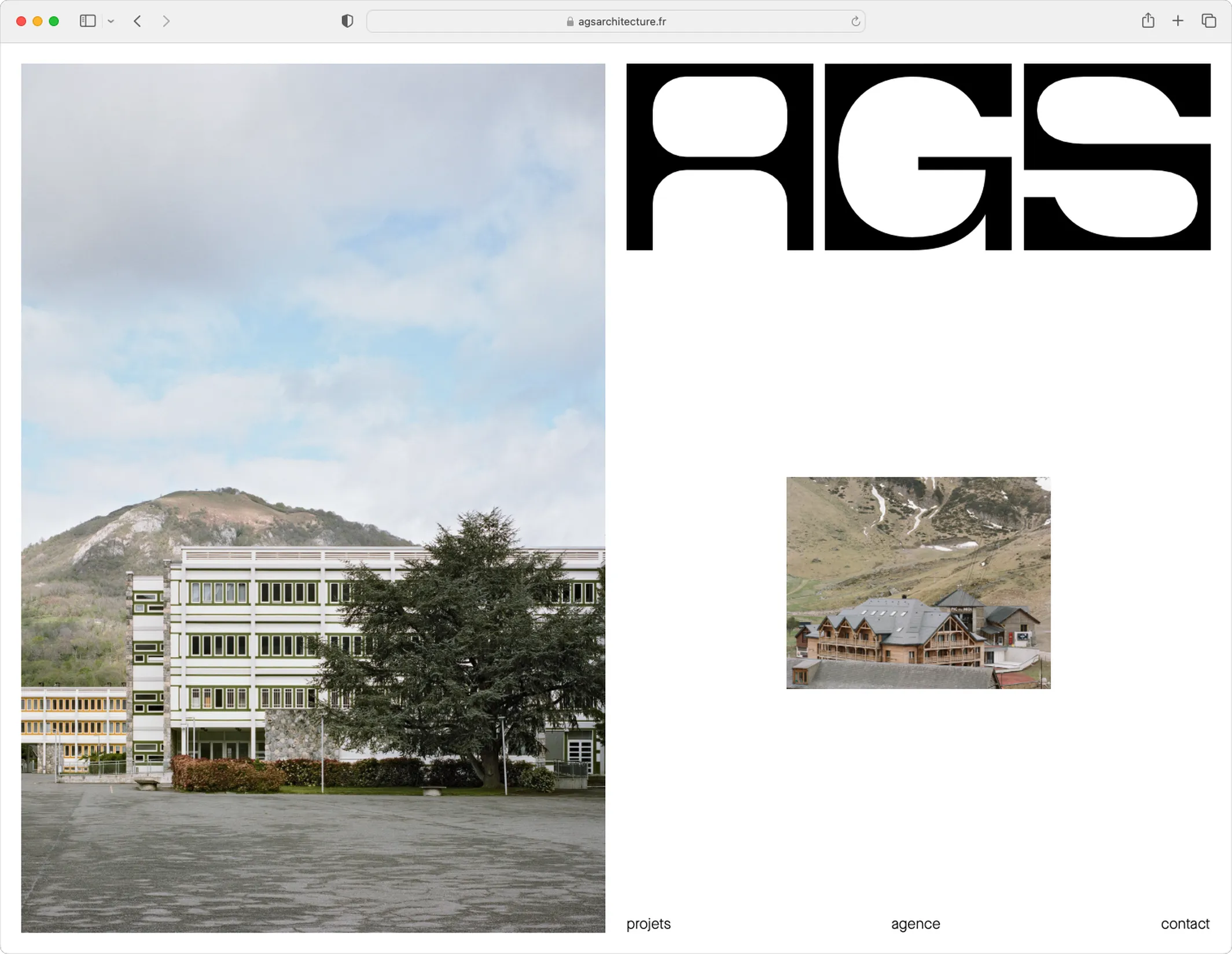 Site internet et gabarits de documents pour AGS Architecture
