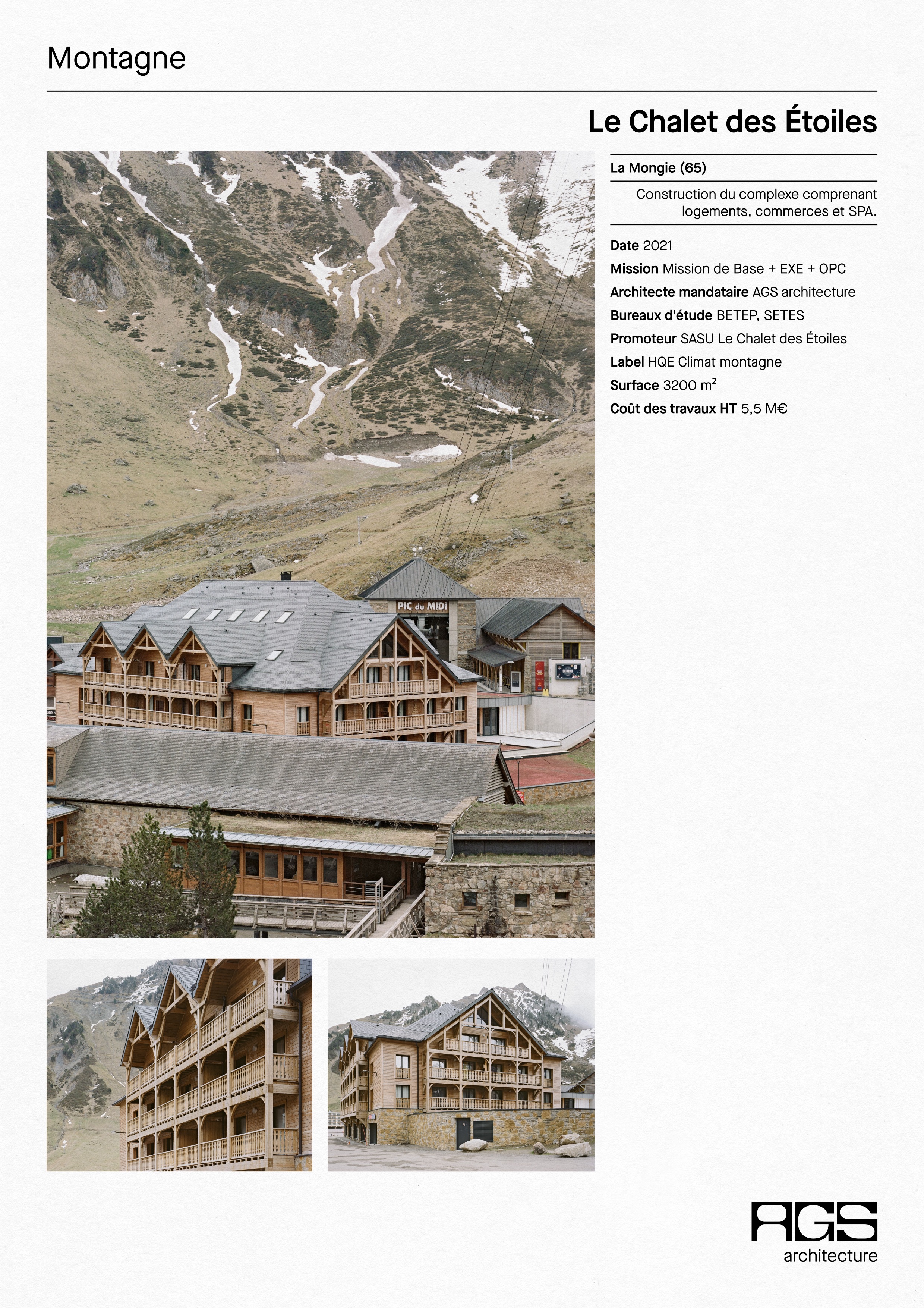 Site internet et gabarits de documents pour AGS Architecture