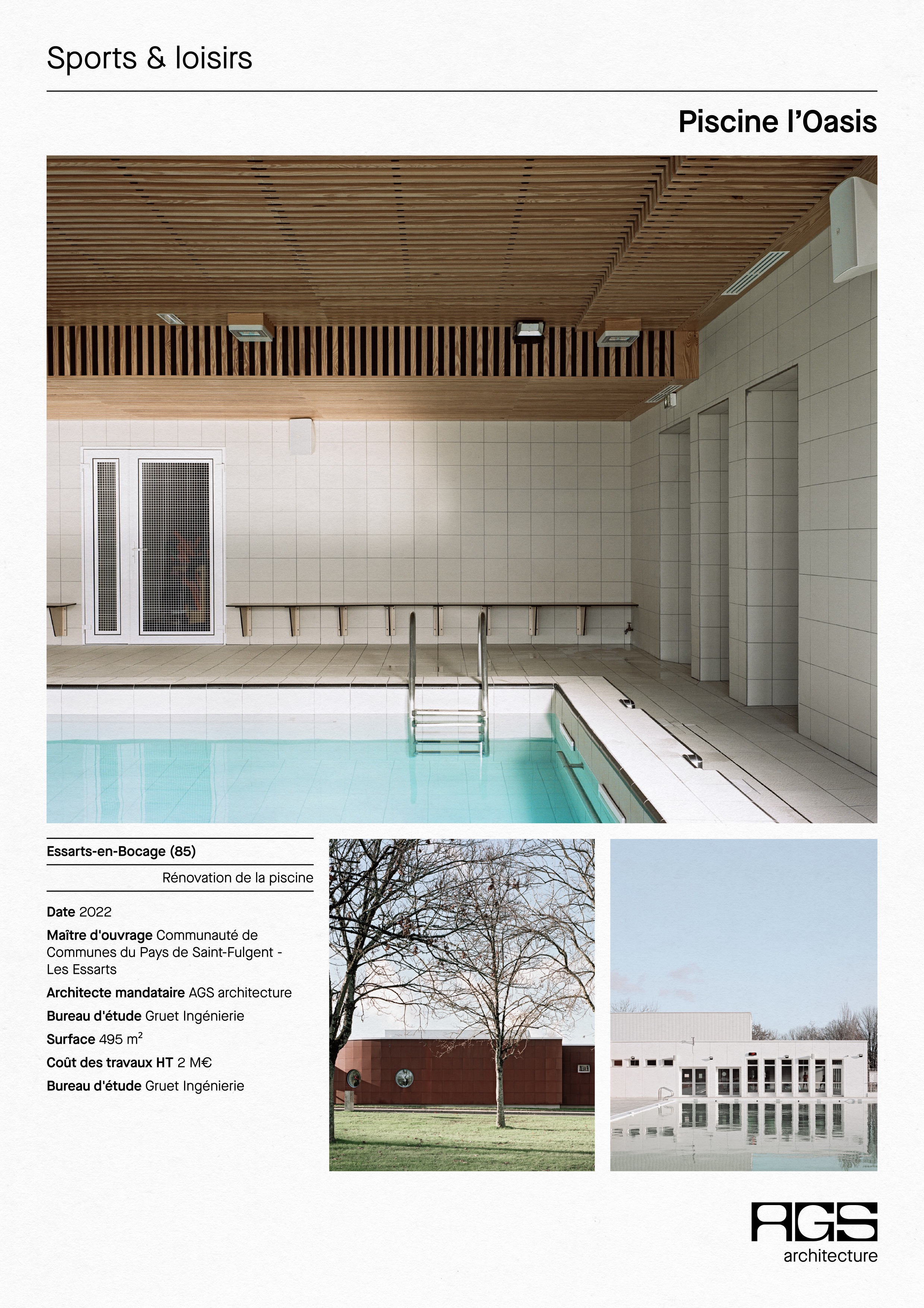 Site internet et gabarits de documents pour AGS Architecture